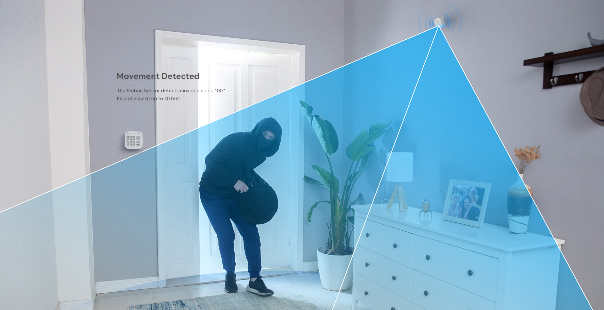 eufy Bewegungsmelder schützt Hauseingang und erkennt Einbrecher