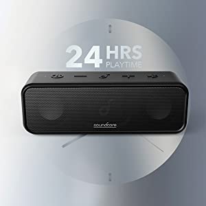 Anker Soundcore Enceinte Bluetooth avec Batterie Durée de 24 Heures -  Enceinte Bluetooth Portable, Micro Intégré et Port de Basses pour Son de  Qualité Supérieure - Enceinte Bluetooth puissante : : High-Tech