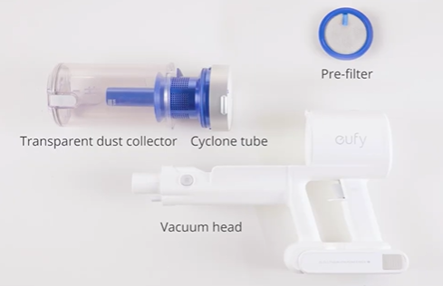 How to Reassemble the Dust Collector of HomeVac S11 Series