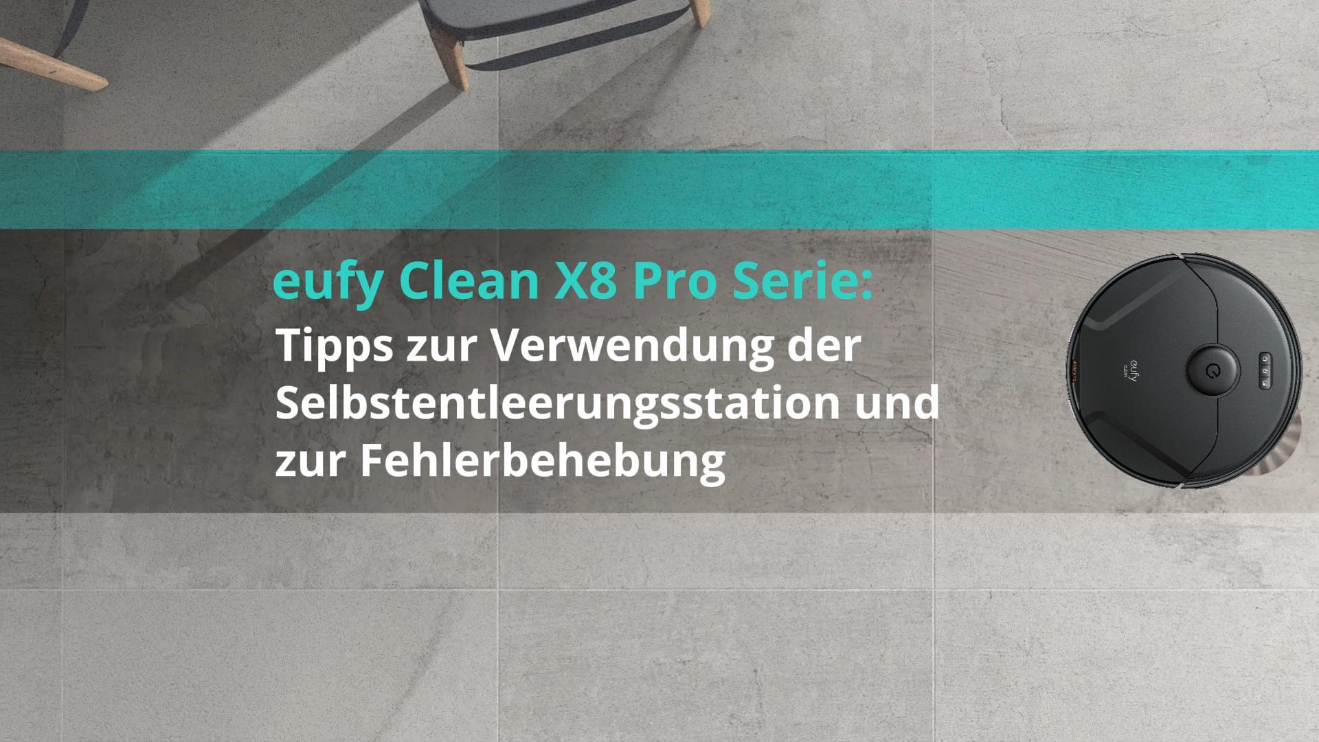 Tipps zur Verwendung der Selbstentleerungsstation und zur Fehlerbehebung