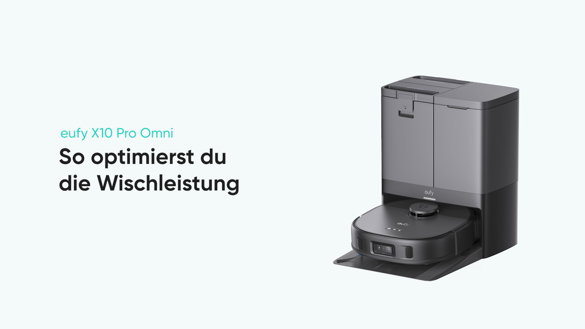 eufy X10 Pro Omni So optimierst du die Wischleistung